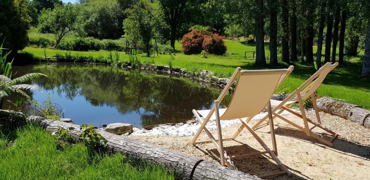 Le Vieux Moulin Gites - Detached Cottage With Garden Views And Pool Guégon エクステリア 写真